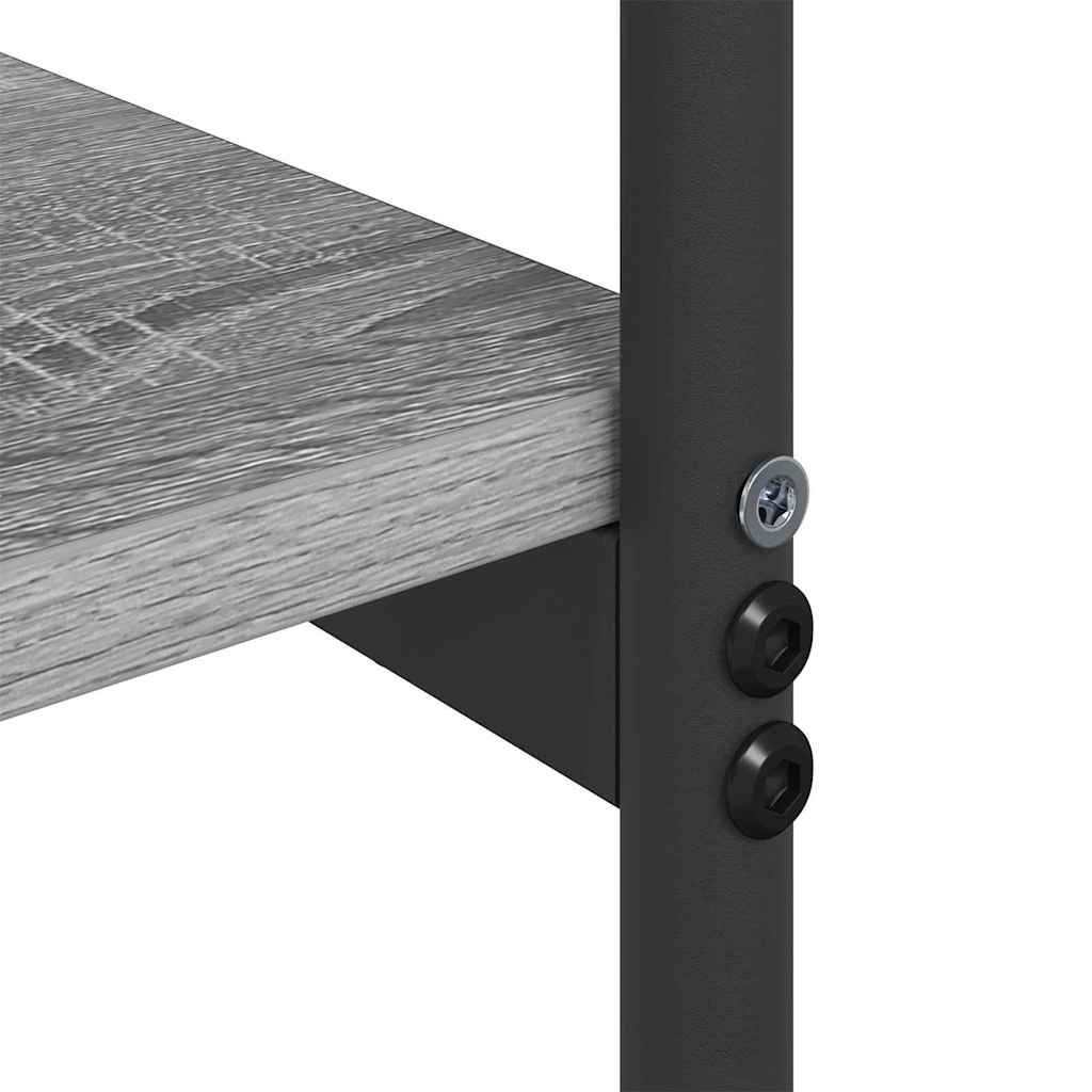 Masă de consolă sonoma gri 101 x 35 x 80.5 cm Lemn compozit GartenMobel Dekor