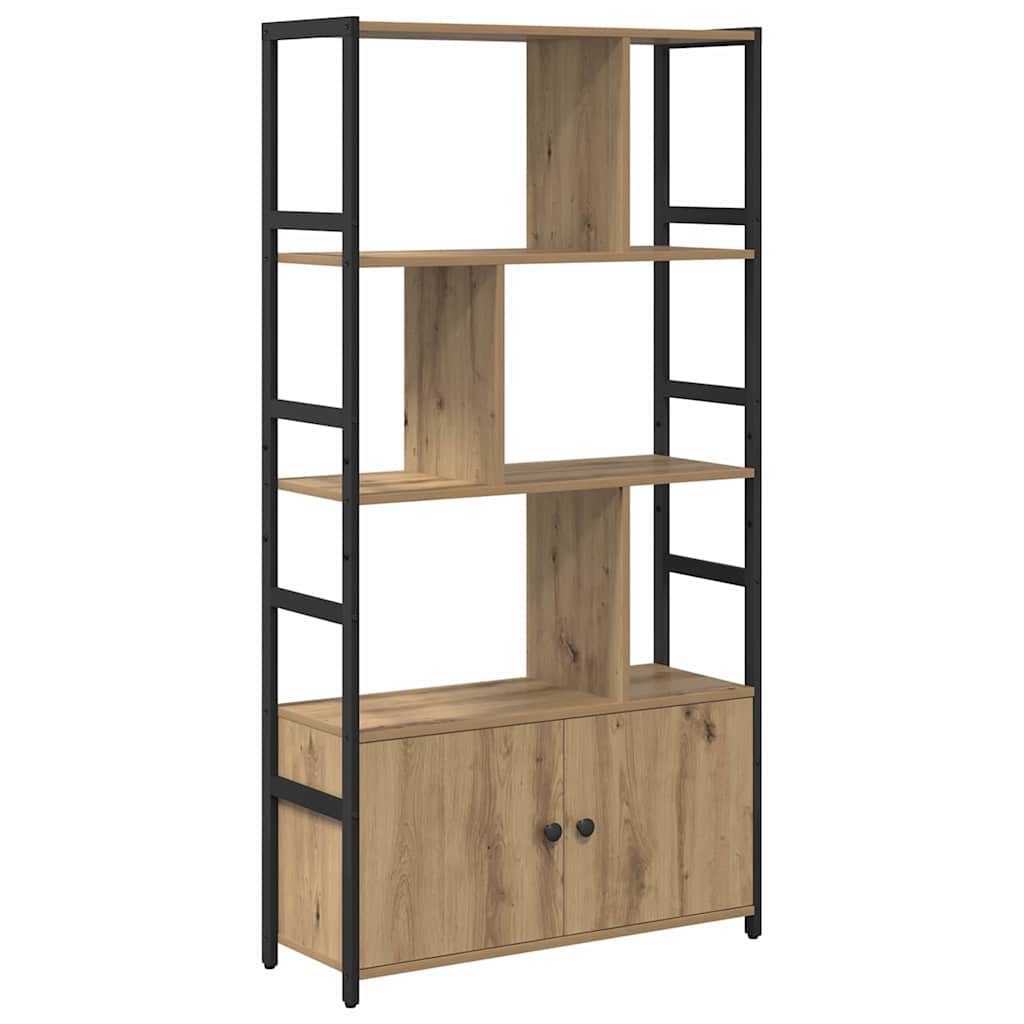Raft pentru cărți stejar artizanal 80 x 30 x 155.5 cm GartenMobel Dekor