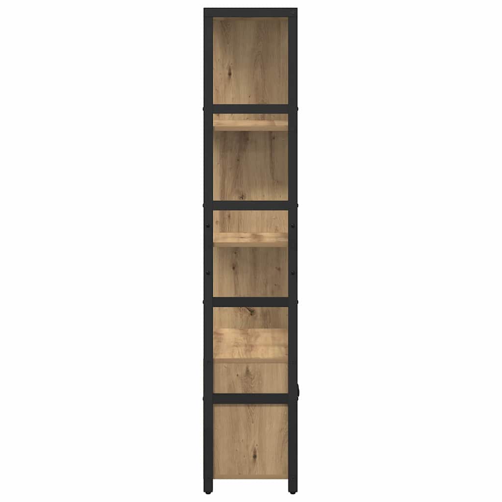 Raft pentru cărți stejar artizanal 80 x 30 x 155.5 cm GartenMobel Dekor