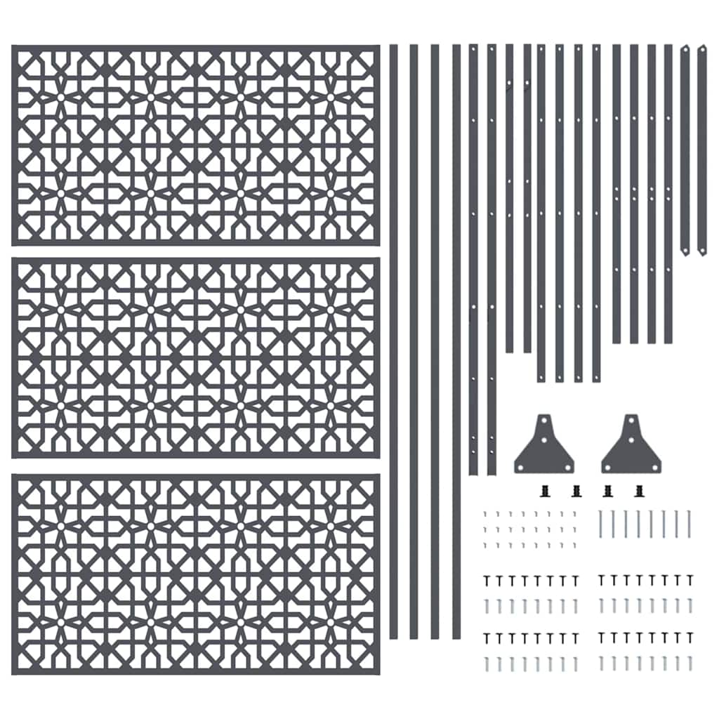 Ecran de intimitate Antracit Oțel GartenMobel Dekor