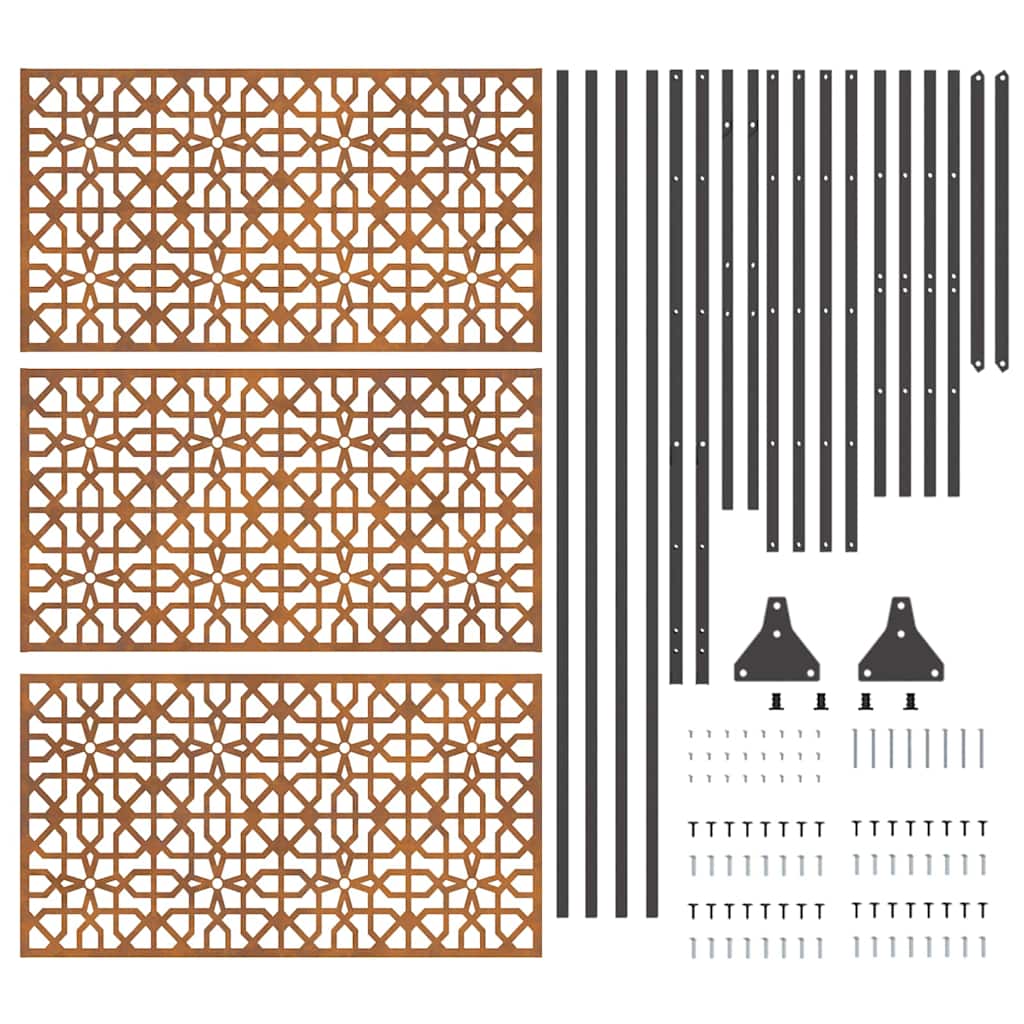 Ecran de intimitate Gri Oțel GartenMobel Dekor