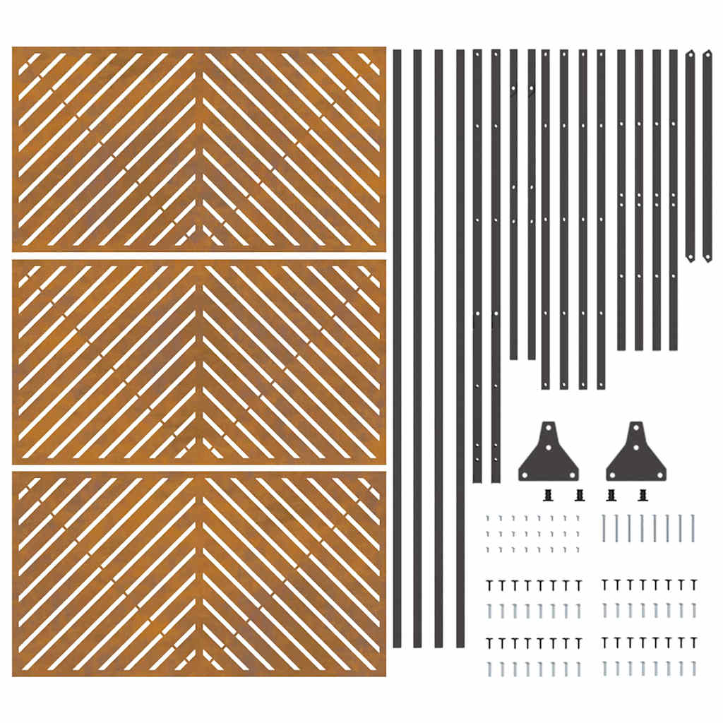 Ecran de intimitate Gri Oțel GartenMobel Dekor