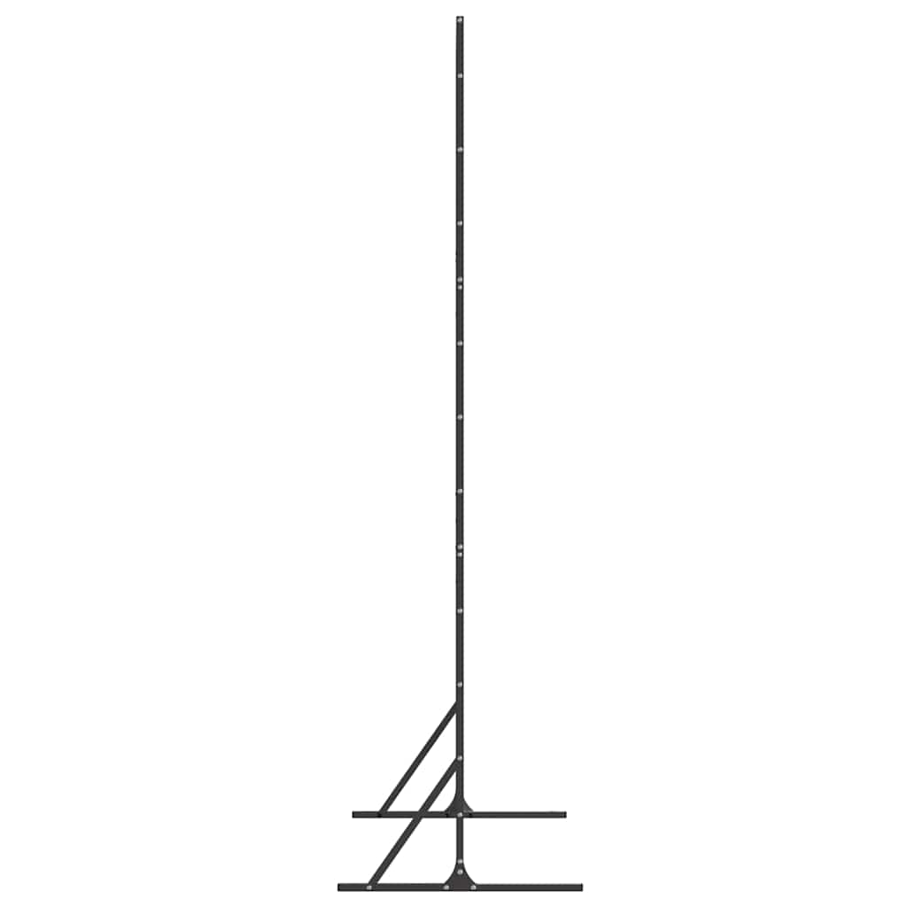 Ecran de intimitate Negru Oțel GartenMobel Dekor