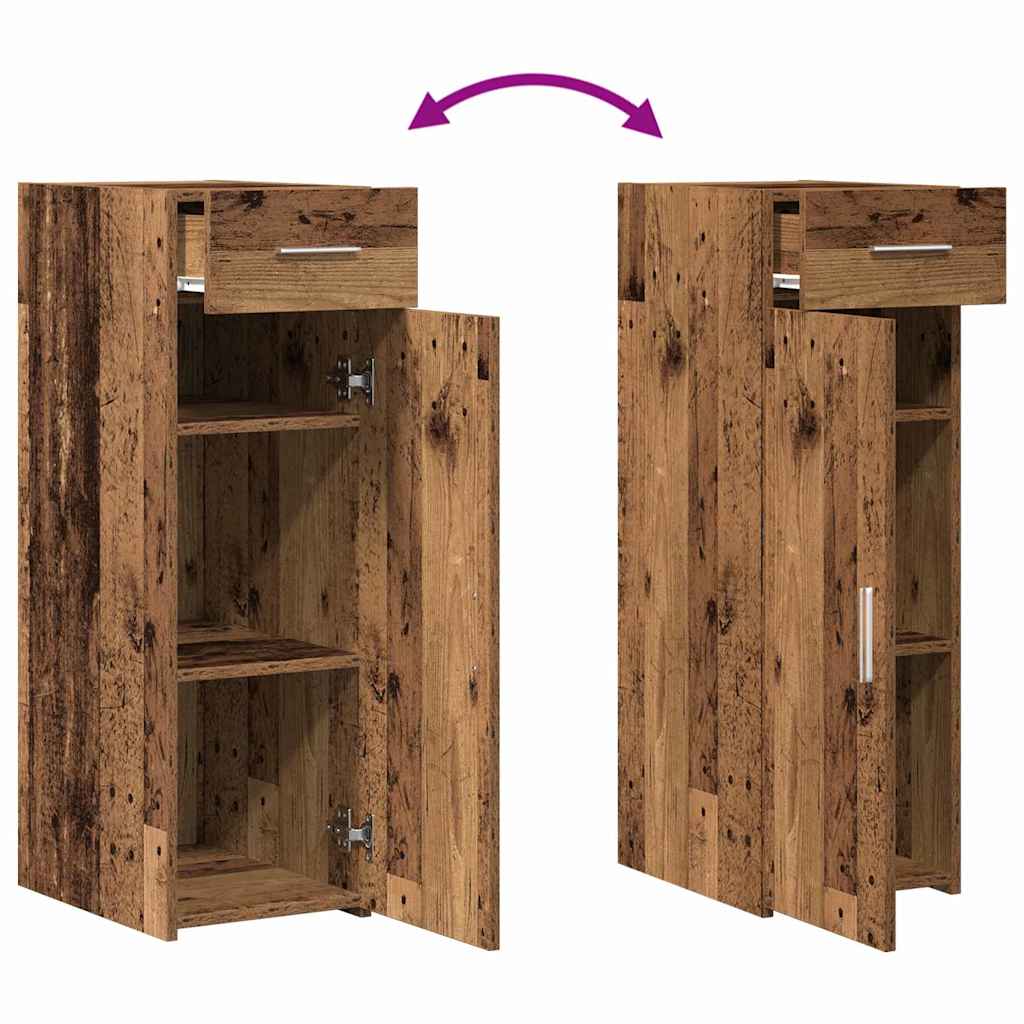 Bufet cu sertar Lemn vechi 30 x 42.5 x 93 cm Lemn compozit GartenMobel Dekor