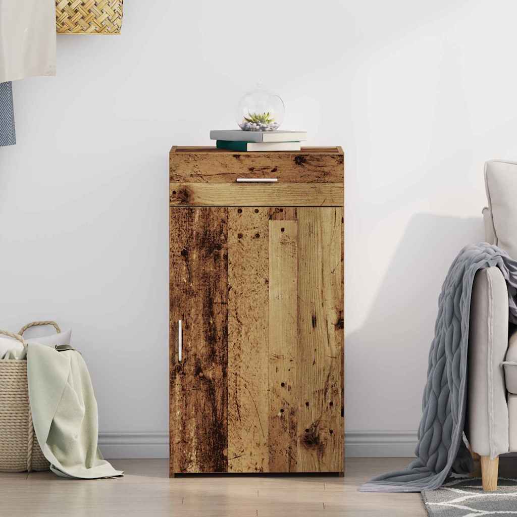 Bufet cu sertar Lemn vechi 50 x 42.5 x 93 cm Lemn compozit GartenMobel Dekor