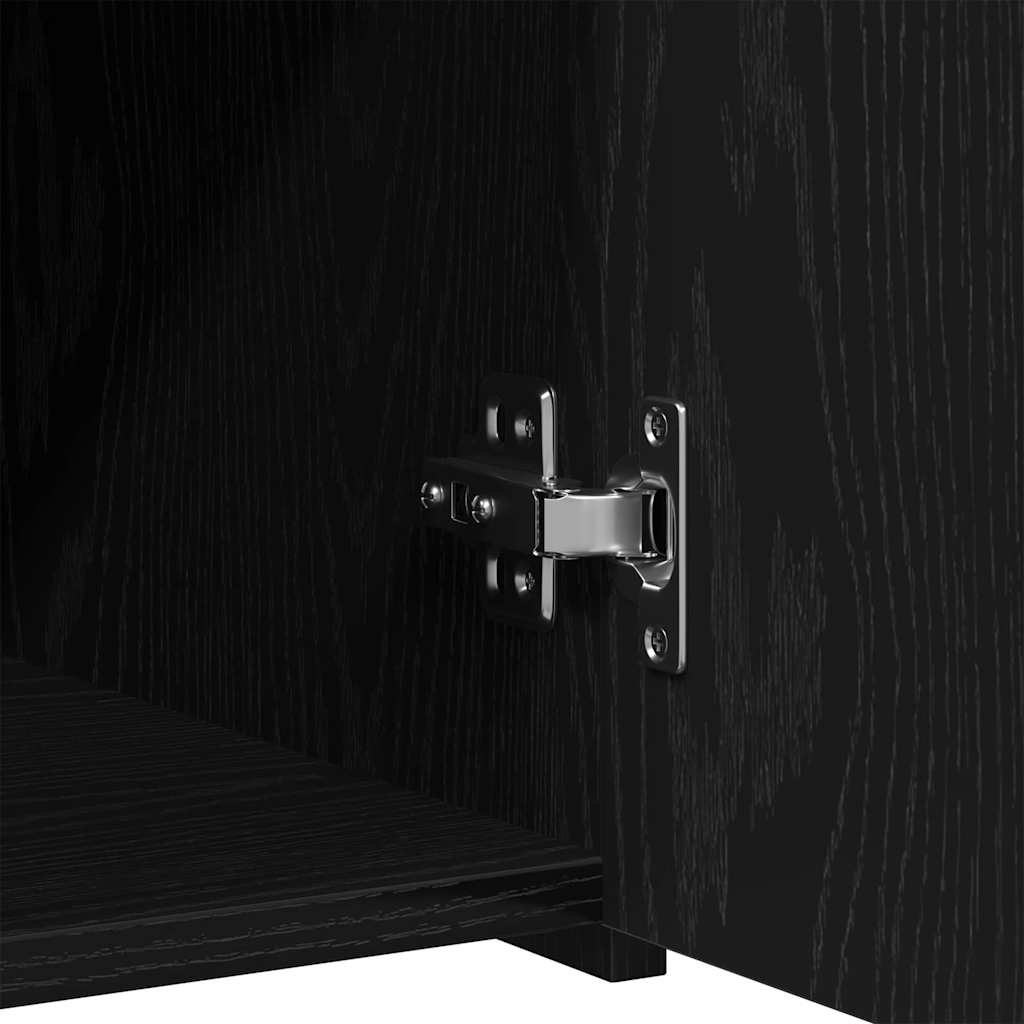 Bufet cu sertar Stejar negru 50 x 42.5 x 93 cm Lemn compozit GartenMobel Dekor