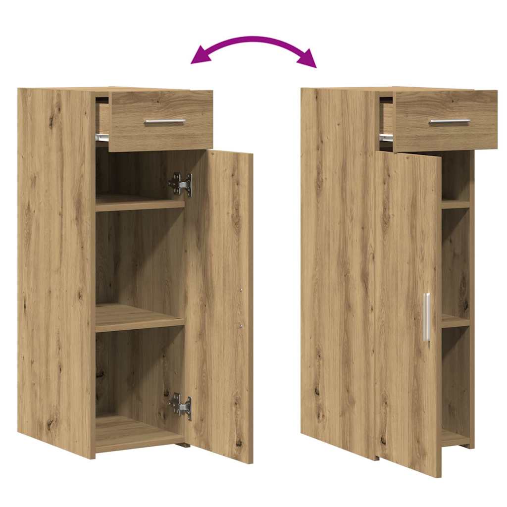 Bufet stejar artizanal 30 x 42.5 x 93 cm Lemn compozit GartenMobel Dekor