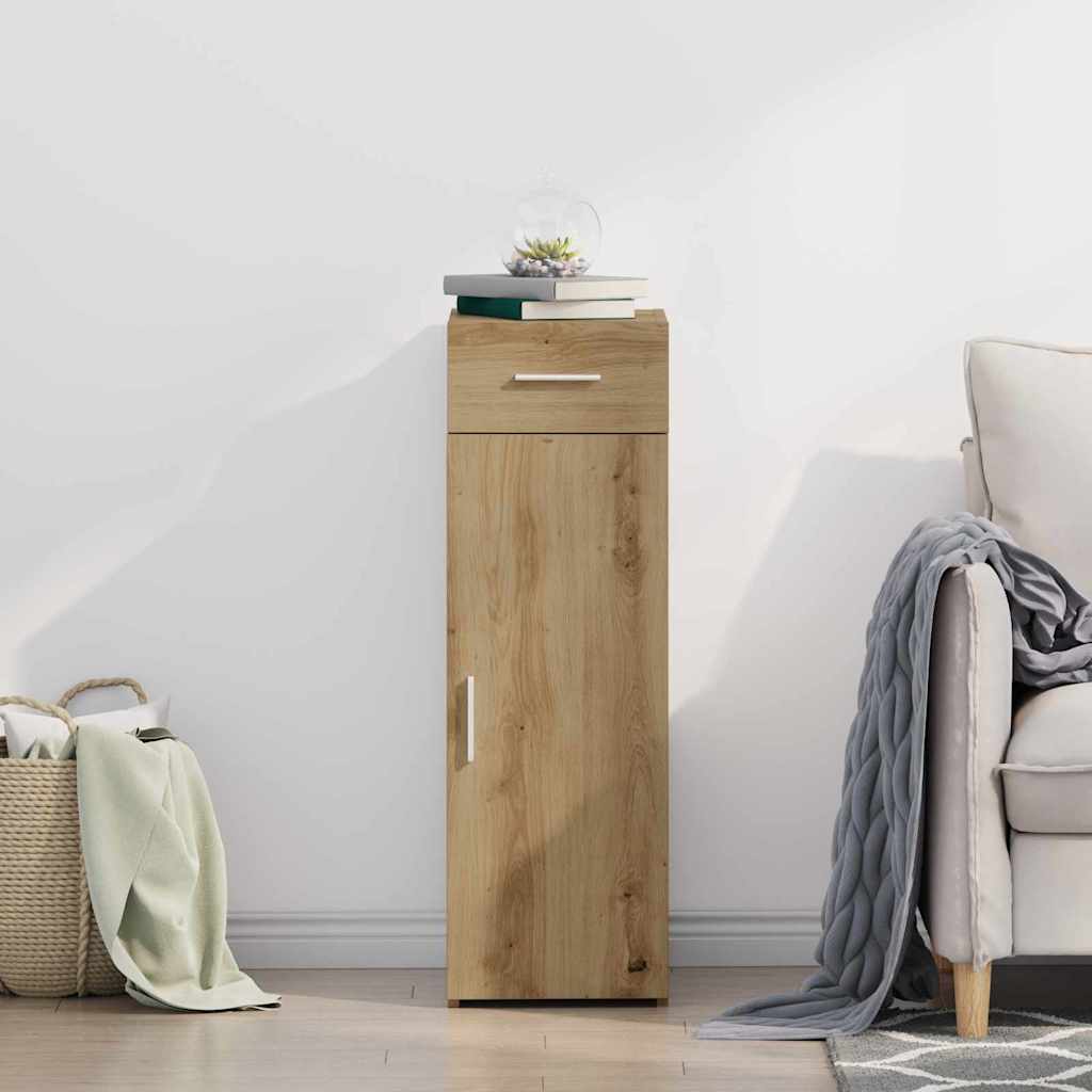 Bufet stejar artizanal 30 x 42.5 x 93 cm Lemn compozit GartenMobel Dekor