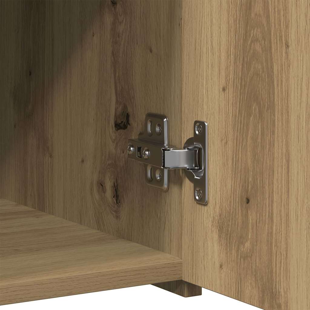 Bufet stejar artizanal 30 x 42.5 x 93 cm Lemn compozit GartenMobel Dekor