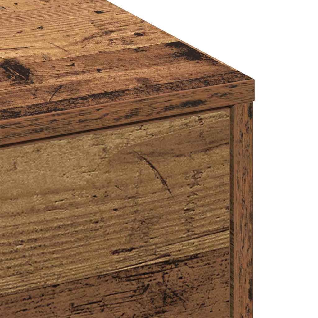 Masă de cafea Lemn vechi 90 x 90 x 28 cm Lemn compozit GartenMobel Dekor