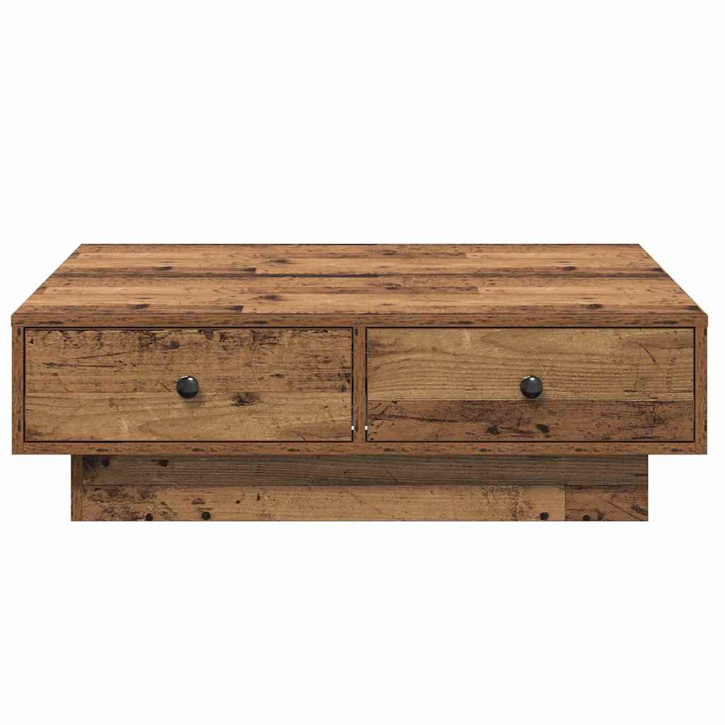 Masă de cafea Lemn vechi 90 x 90 x 28 cm Lemn compozit GartenMobel Dekor