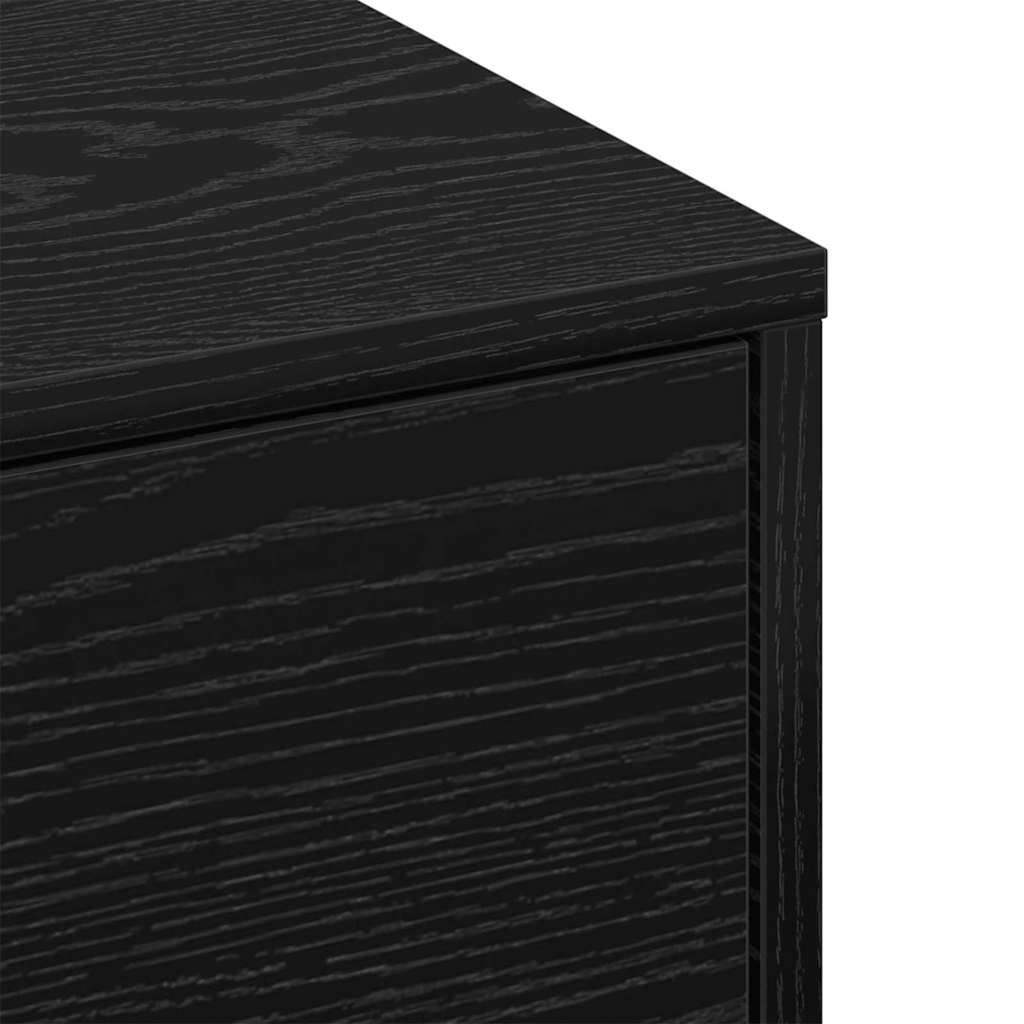 Masă de cafea Stejar negru 90 x 90 x 28 cm Lemn compozit GartenMobel Dekor