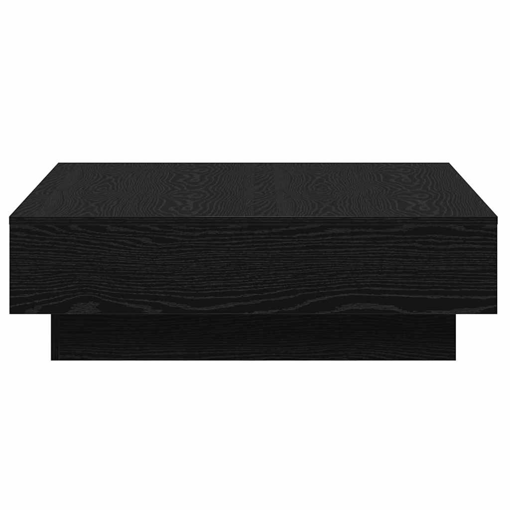 Masă de cafea Stejar negru 90 x 90 x 28 cm Lemn compozit GartenMobel Dekor