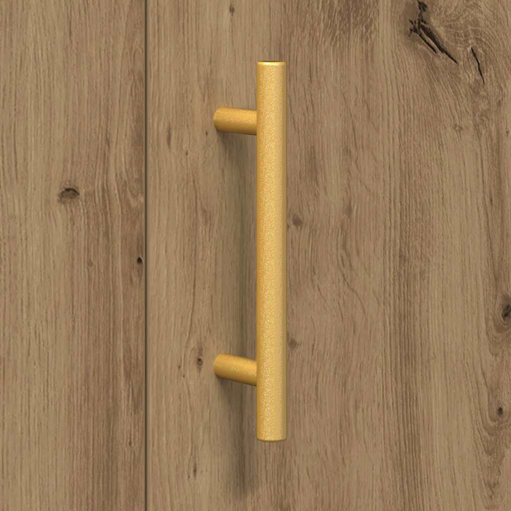 Bufet stejar artizanal 90 x 34 x 80 cm Lemn compozit GartenMobel Dekor