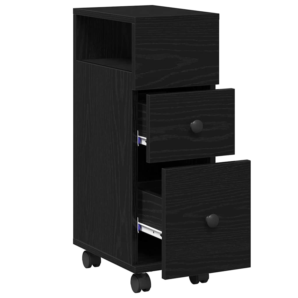 Cabinet Îngust pentru Baie Stejar negru 33 x 23 x 65 cm GartenMobel Dekor
