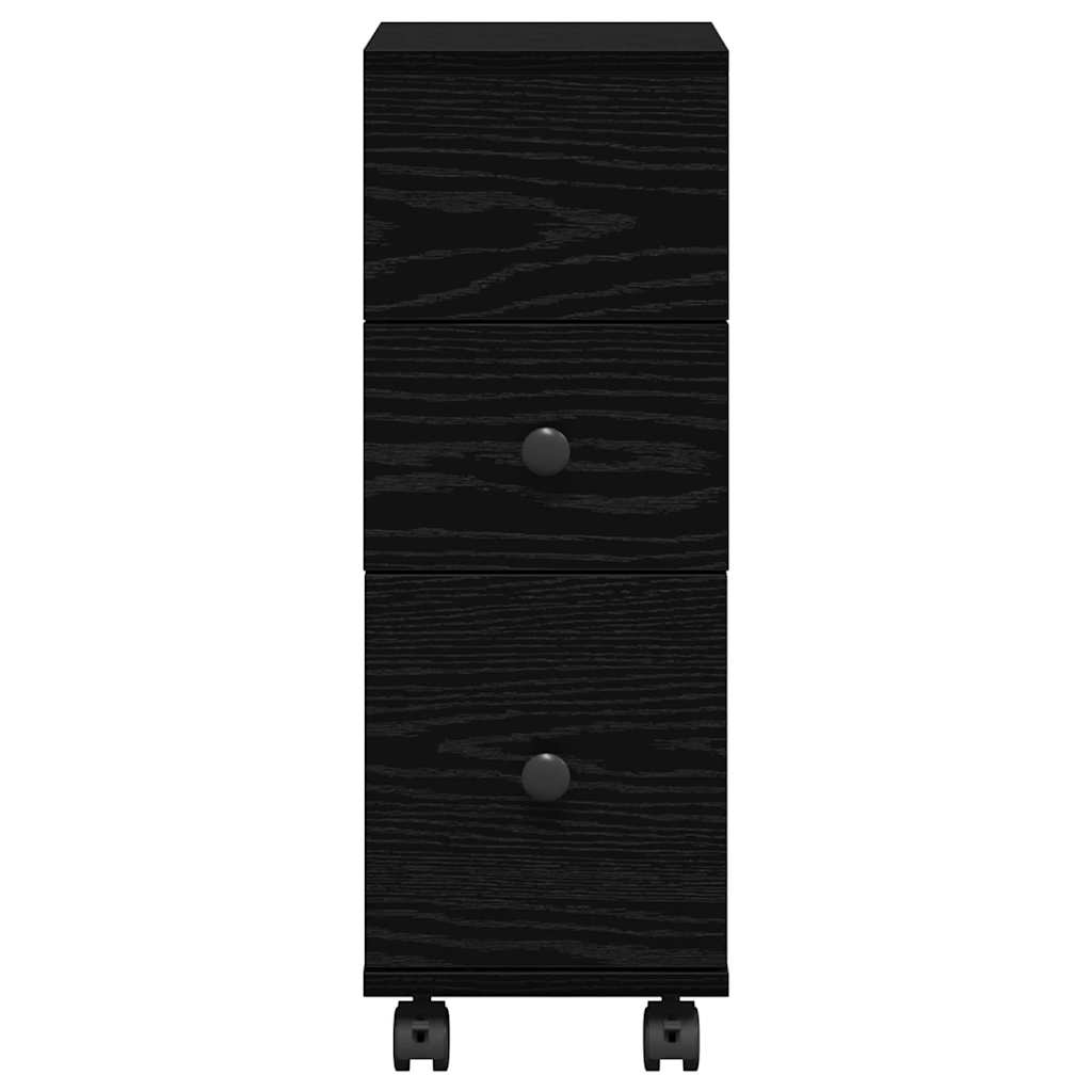 Cabinet Îngust pentru Baie Stejar negru 33 x 23 x 65 cm GartenMobel Dekor