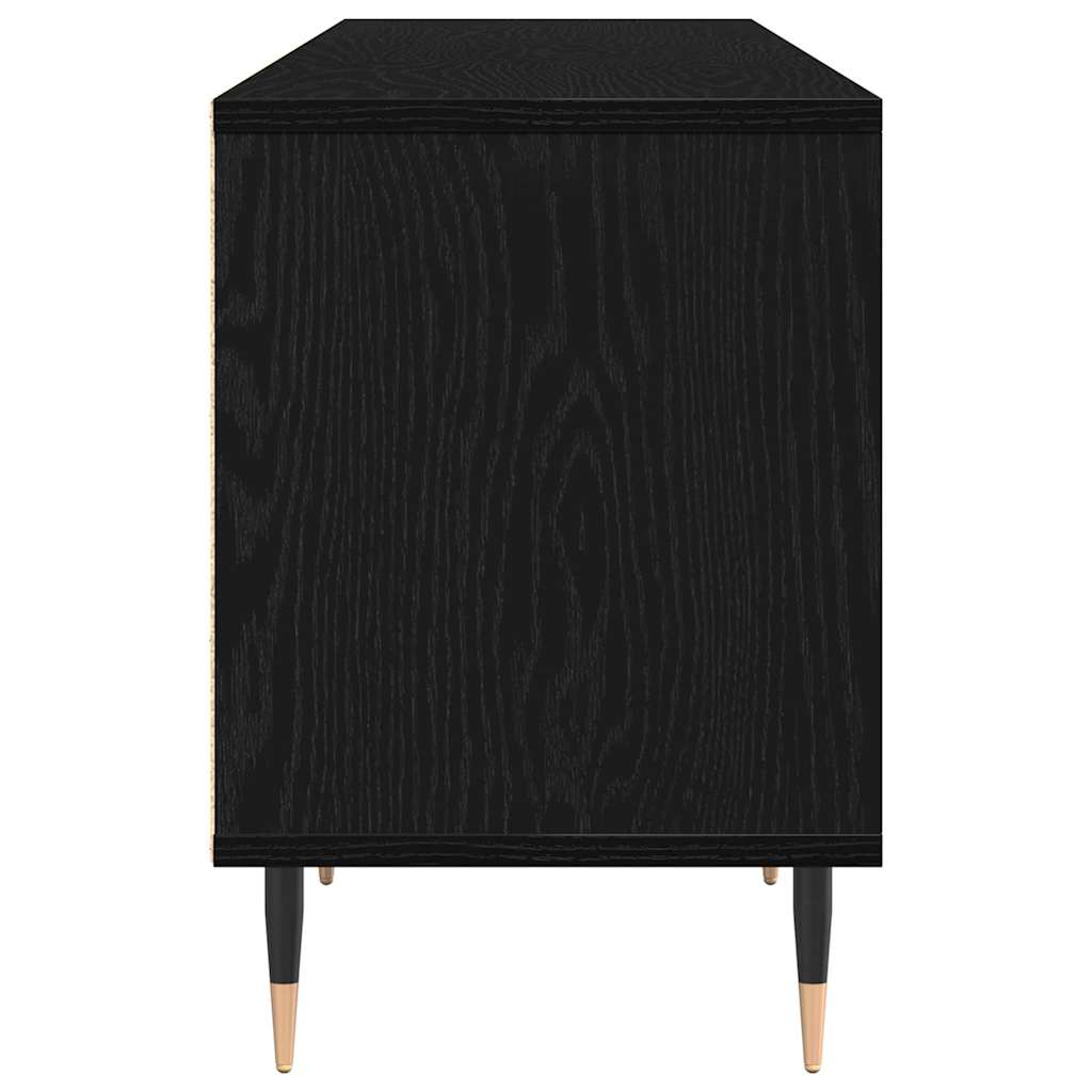 Cabinet TV Stejar negru 150 x 30 x 44.5 cm Lemn compozit GartenMobel Dekor