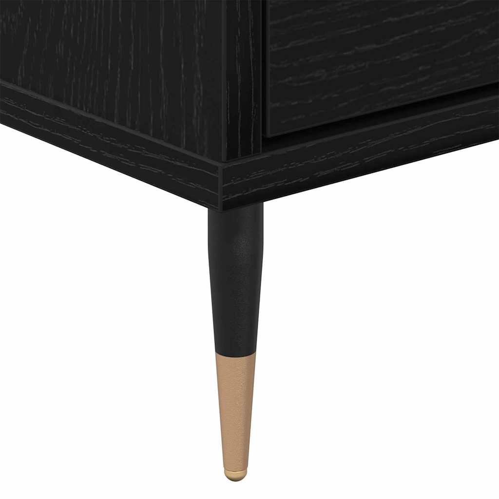 Cabinet TV Stejar negru 150 x 30 x 44.5 cm Lemn compozit GartenMobel Dekor