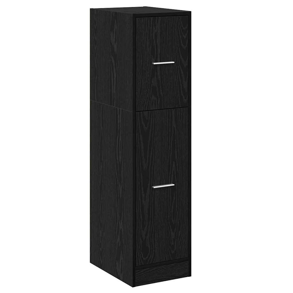 Cabinet de Apotecă Stejar negru 30 x 41 x 118 cm Lemn compozit GartenMobel Dekor
