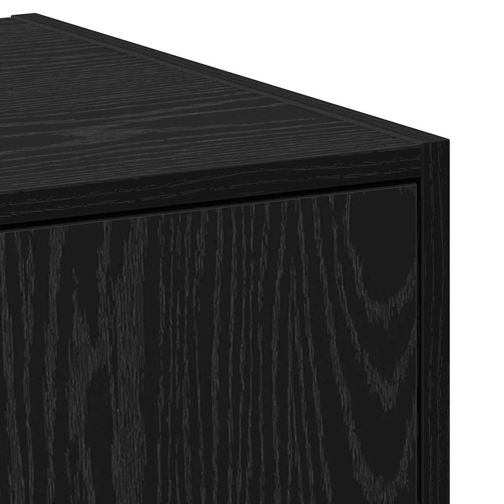 Cabinet de Apotecă Stejar negru 30 x 41 x 118 cm Lemn compozit GartenMobel Dekor