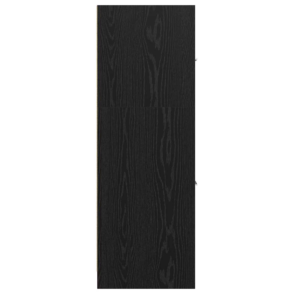 Cabinet de Apotecă Stejar negru 30 x 41 x 118 cm Lemn compozit GartenMobel Dekor