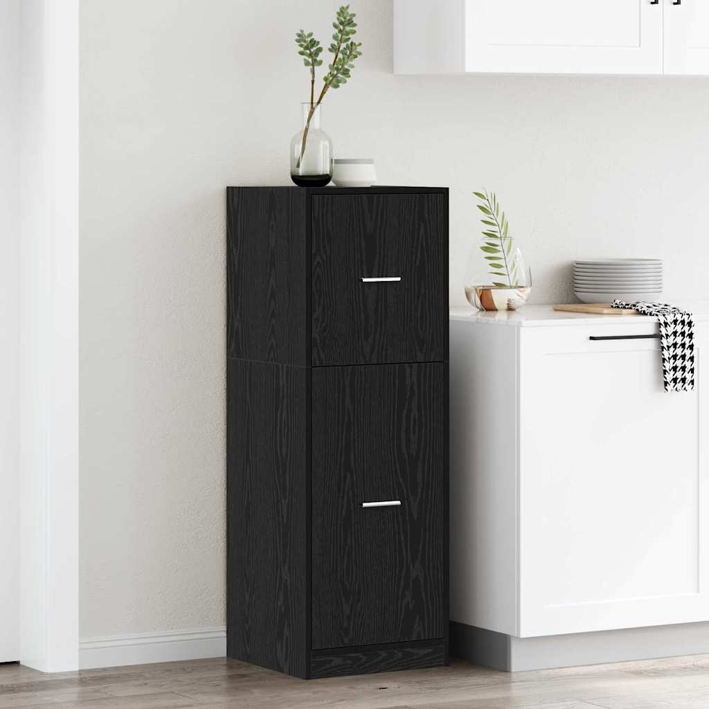 Cabinet de Apotecă Stejar negru 40 x 41 x 118 cm Lemn compozit GartenMobel Dekor