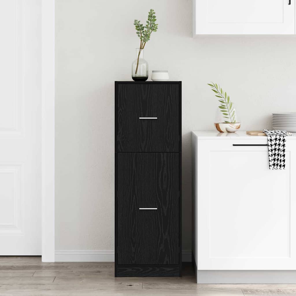Cabinet de Apotecă Stejar negru 40 x 41 x 118 cm Lemn compozit GartenMobel Dekor