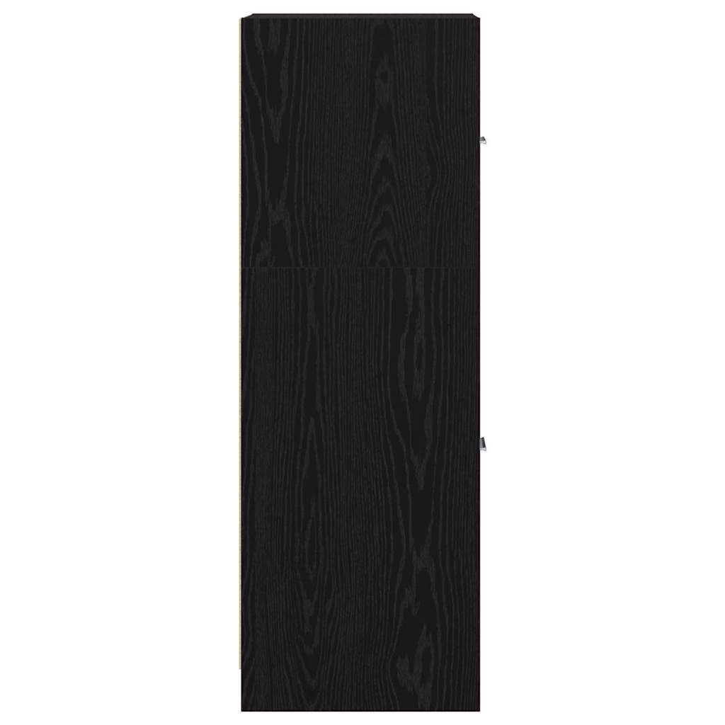 Cabinet de Apotecă Stejar negru 40 x 41 x 118 cm Lemn compozit GartenMobel Dekor