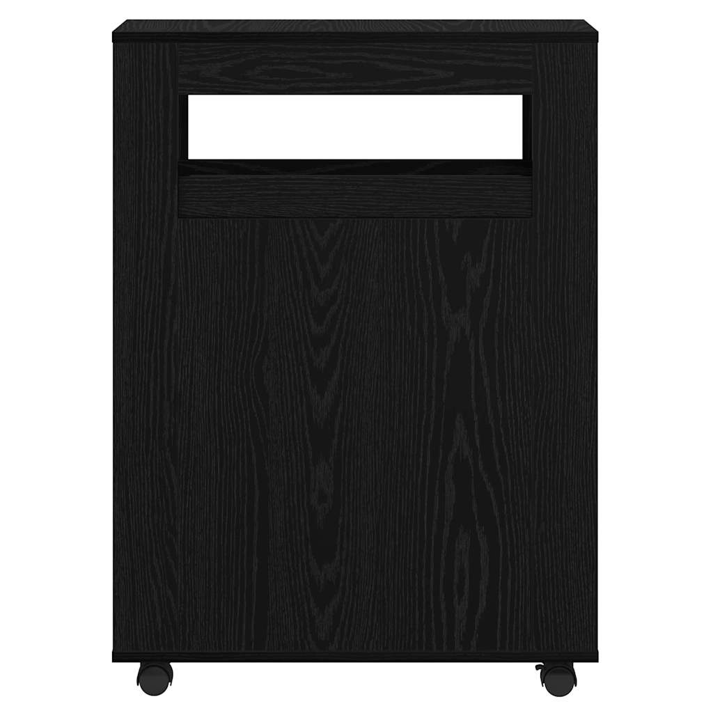 Cabinet îngust din baie Stejar negru 65 x 23 x 87 cm GartenMobel Dekor
