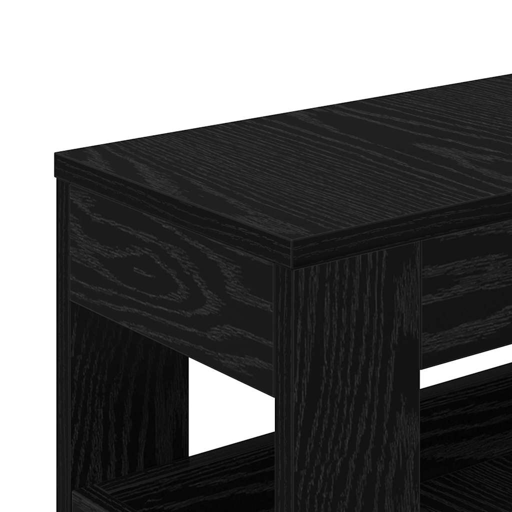 Cabinet îngust din baie Stejar negru 65 x 23 x 87 cm GartenMobel Dekor