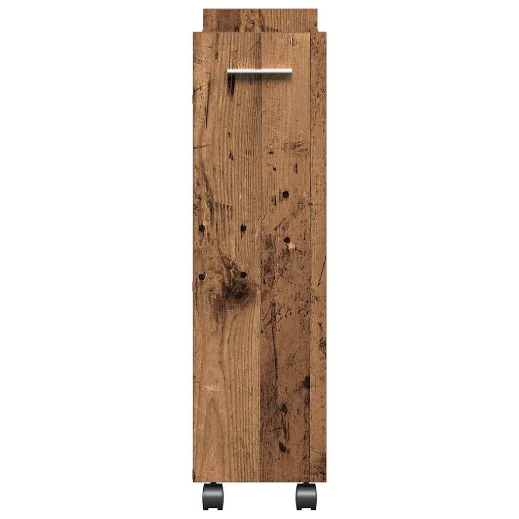 Dulap cu roata Lemn vechi 60 x 22 x 79 cm Lemn compozit GartenMobel Dekor