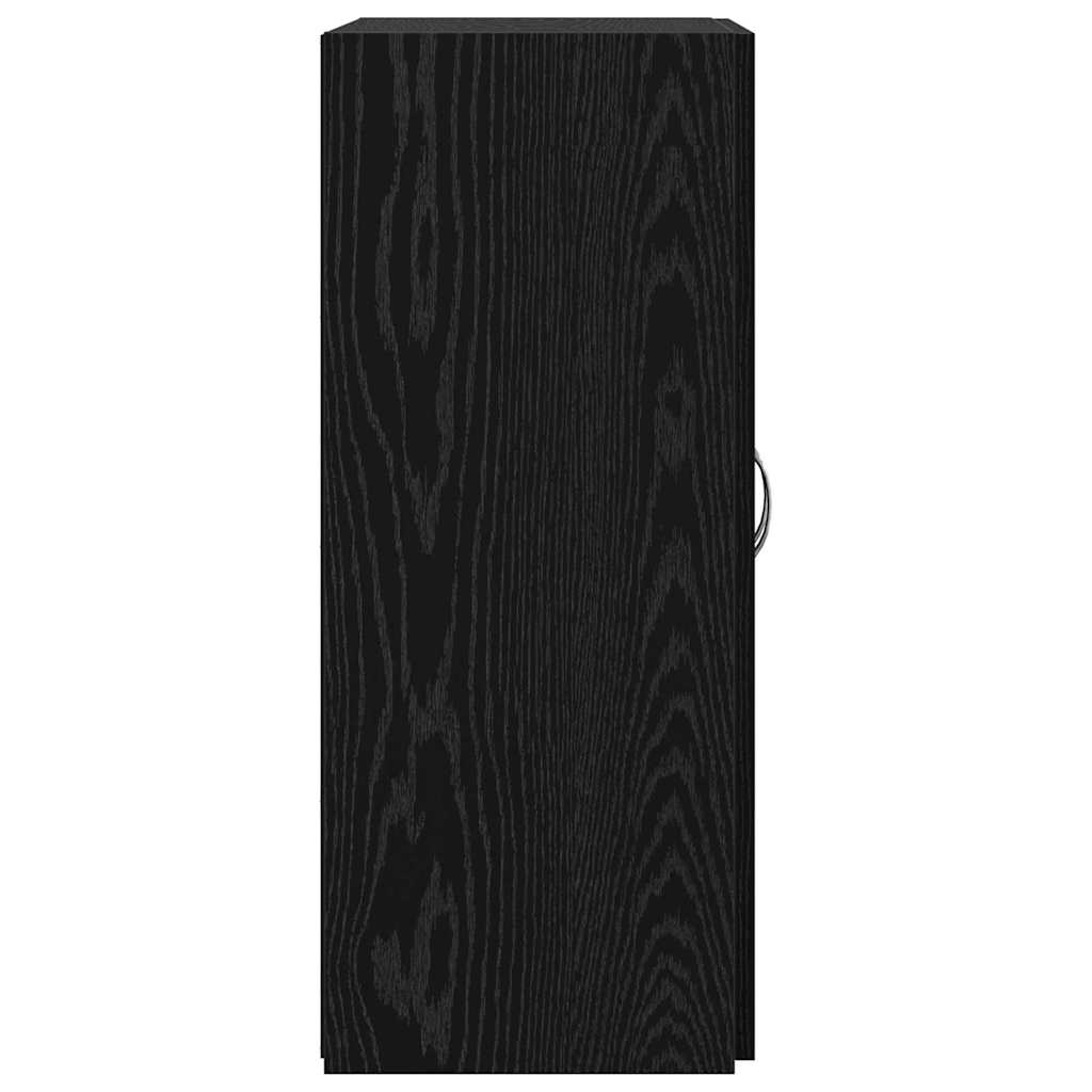 Dulap de birou cu ușă Stejar negru 60 x 32 x 77.5 Lemn compozit GartenMobel Dekor