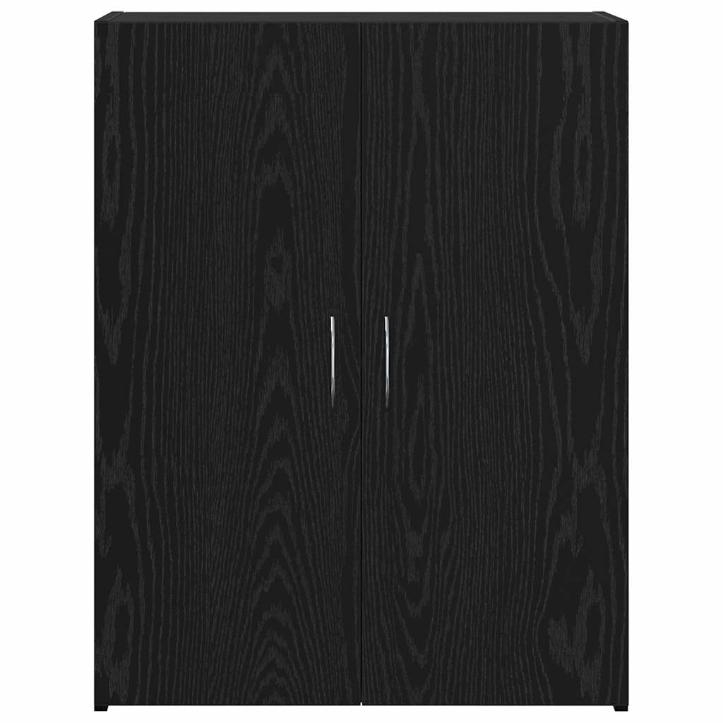 Dulap de birou cu ușă Stejar negru 60 x 32 x 77.5 Lemn compozit GartenMobel Dekor