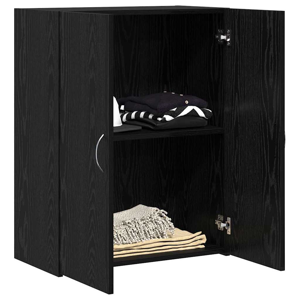 Dulap de birou cu ușă Stejar negru 60 x 32 x 77.5 Lemn compozit GartenMobel Dekor