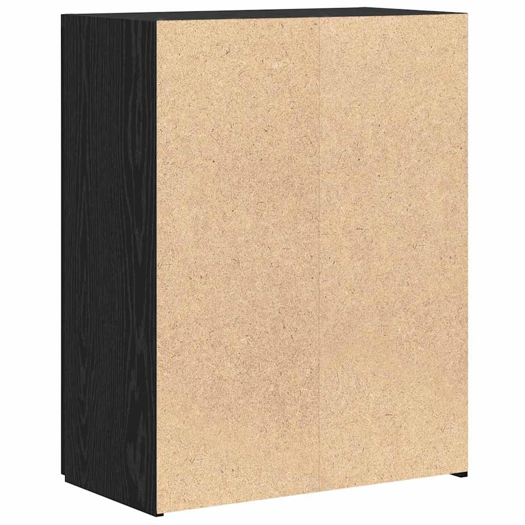 Dulap de birou cu ușă Stejar negru 60 x 32 x 77.5 Lemn compozit GartenMobel Dekor