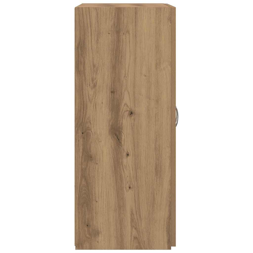 Dulap de birou stejar artizanal 60 x 32 x 77.5 Lemn compozit GartenMobel Dekor