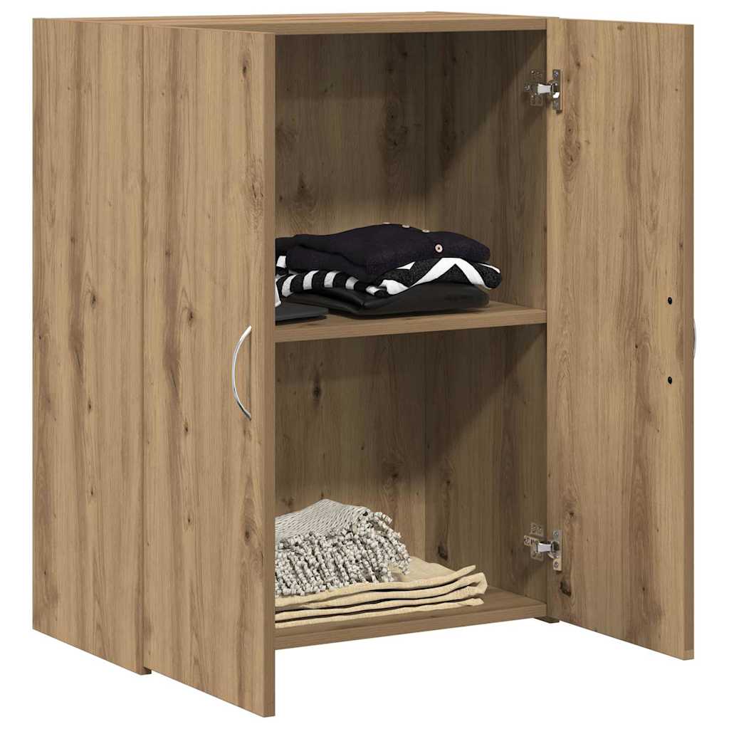 Dulap de birou stejar artizanal 60 x 32 x 77.5 Lemn compozit GartenMobel Dekor