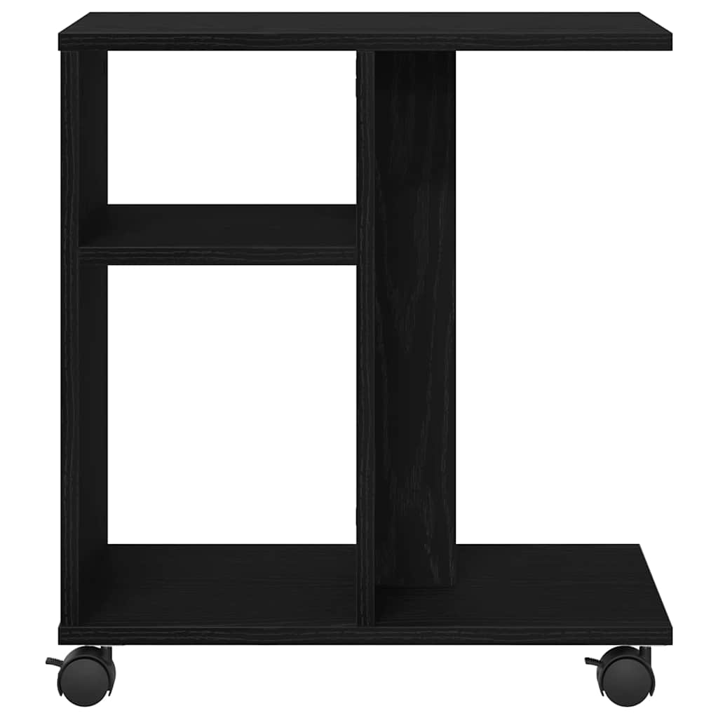 Masă laterală Stejar negru 50 x 30 x 55 cm Lemn compozit GartenMobel Dekor