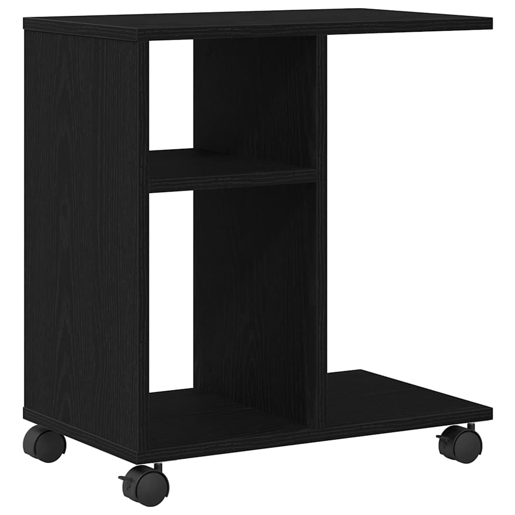 Masă laterală Stejar negru 50 x 30 x 55 cm Lemn compozit GartenMobel Dekor