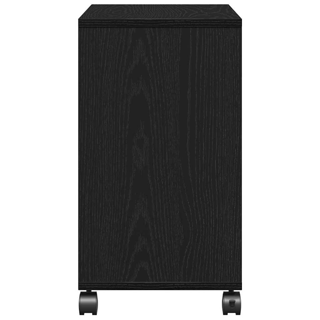 Masă laterală Stejar negru 50 x 30 x 55 cm Lemn compozit GartenMobel Dekor