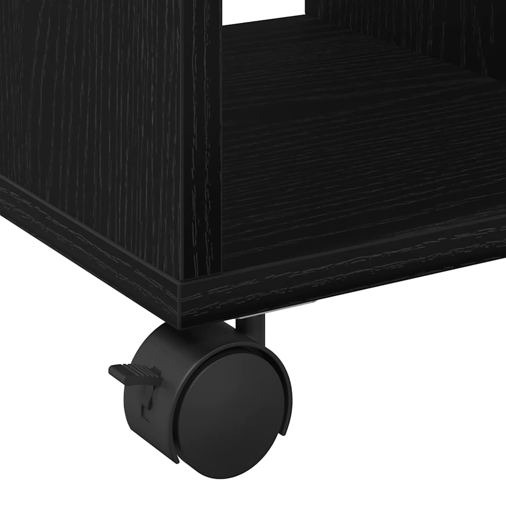 Masă laterală Stejar negru 50 x 30 x 55 cm Lemn compozit GartenMobel Dekor