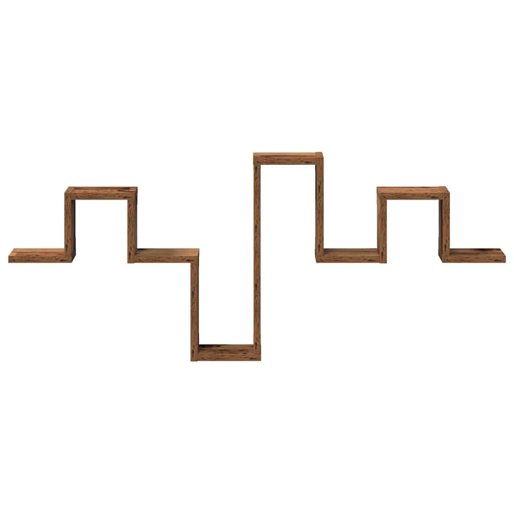 Raft de perete Lemn vechi 104,5 x 10 x 43 cm Lemn compozit GartenMobel Dekor