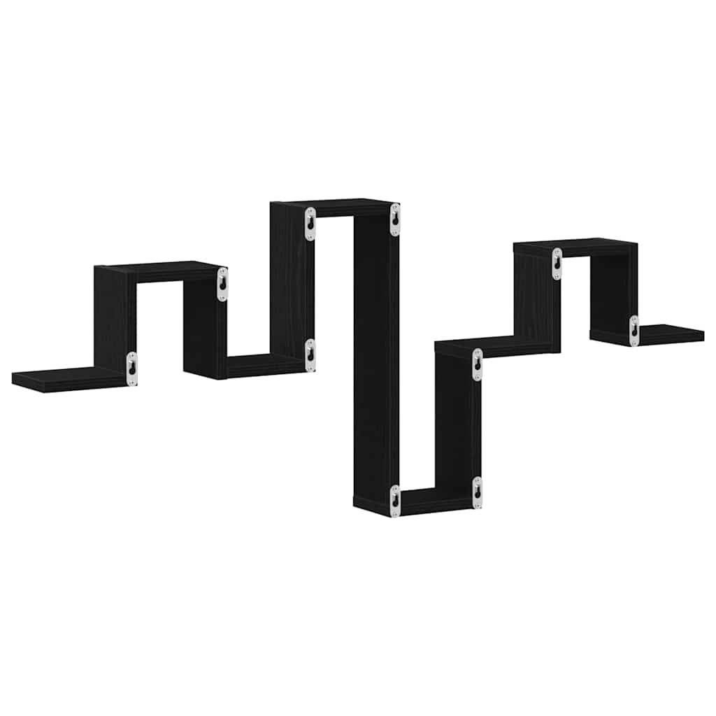 Raft de perete Stejar negru 104,5 x 10 x 43 cm Lemn compozit GartenMobel Dekor
