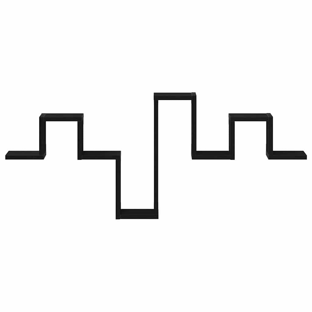 Raft de perete Stejar negru 104,5 x 10 x 43 cm Lemn compozit GartenMobel Dekor