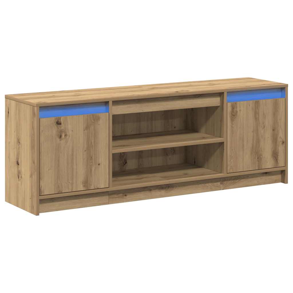 Cabinet TV Maro 139.5 x 34 x 50 cm Lemn compozit GartenMobel Dekor