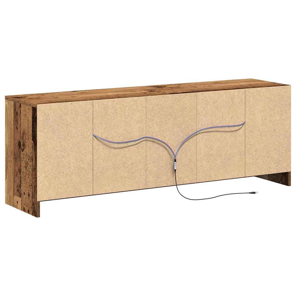 Cabinet TV Maro 139.5 x 34 x 50 cm Lemn compozit GartenMobel Dekor