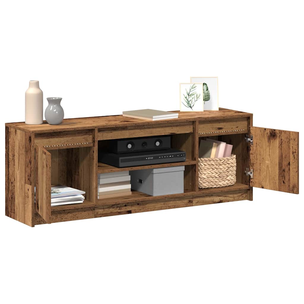 Cabinet TV Maro 139.5 x 34 x 50 cm Lemn compozit GartenMobel Dekor