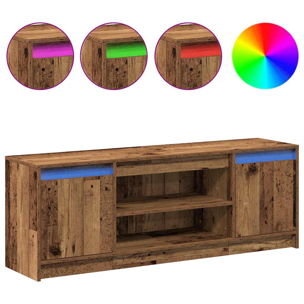 Cabinet TV Maro 139.5 x 34 x 50 cm Lemn compozit GartenMobel Dekor