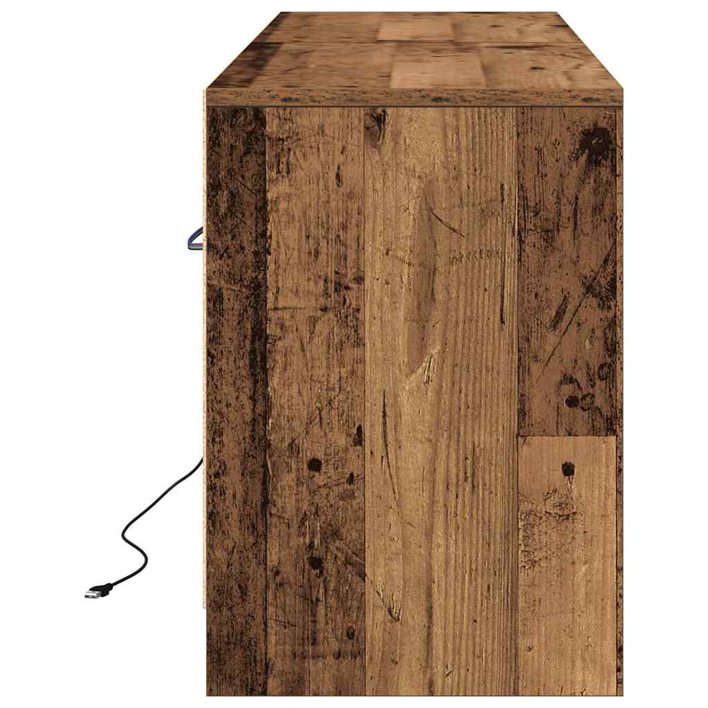Cabinet TV Maro 139.5 x 34 x 50 cm Lemn compozit GartenMobel Dekor