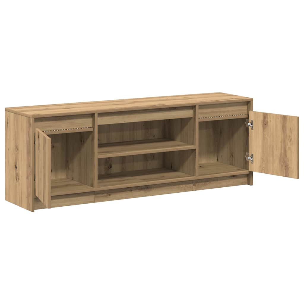 Cabinet TV Maro 139.5 x 34 x 50 cm Lemn compozit GartenMobel Dekor